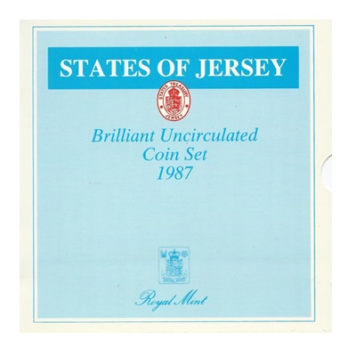 1987 BU 7 Coin Collection - States of Jersey - Click Image to Close